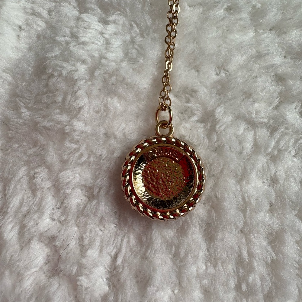 CHANEL Purple and Gold Necklace - Picture 6 of 6
